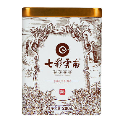 COLOURFUL YUNNAN Original Mingmen Pu-erh Tea Loose Tea Ripe Puer Pu'er 200g