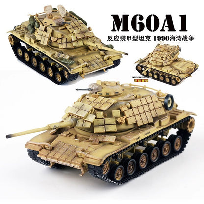 1/72 PMA US M60A1 Reactive Armour 1990 Gulf War Tank Express Logo Finished Model