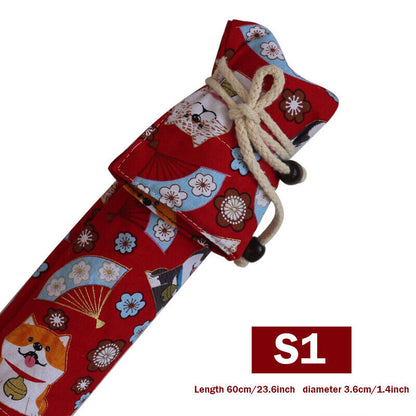 60/80cm Flute Storage Bag Portable Dust Protection Case Cover Bamboo Flute Bag