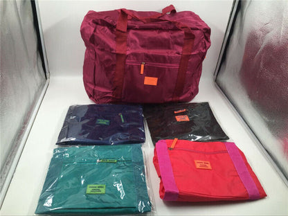 Travel HandbagsWomen Men Nylon Travel Bag Folding Bag Unisex Luggage Suitcase