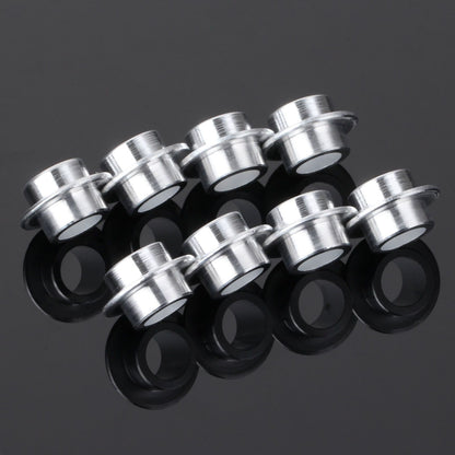 8Pcs 8mm Skate Wheel Aluminum Skateboard Replacement Roller Skates Skating Parts