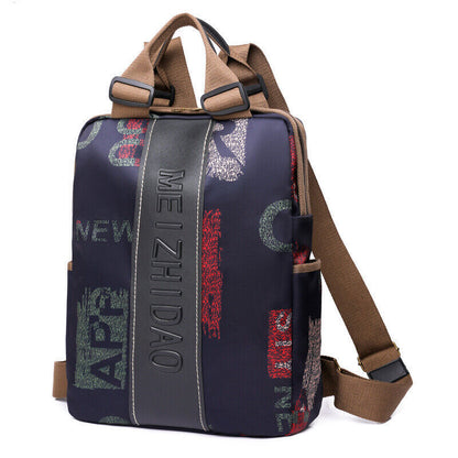 Fashion Designer Women's Backpack Female Canvas Large Travel School Shoulder Bag