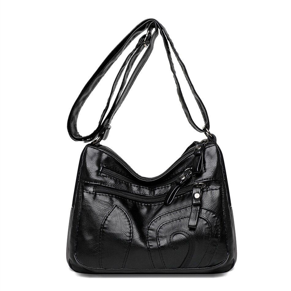 Shoulder Bag Synthetic Leather Luxury Handbag Purse Crossbody Tote Bag Polyester