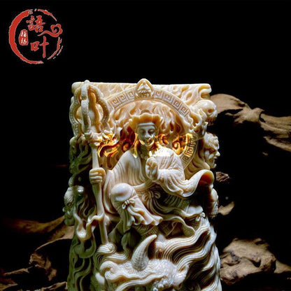 Handmade Decorations Four Great Bodhisattvas Tibetan King Offering Pendants