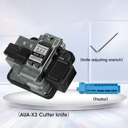Fiber Optic Power Meter and 10mW Visual Fault Locator AUA-X3 Grey FTTH Tool Kit