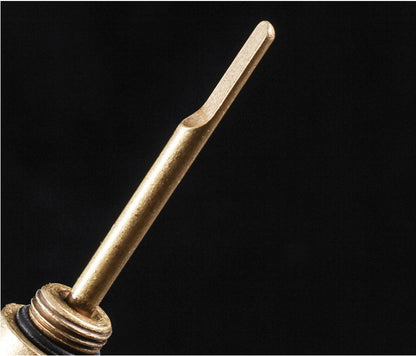 New Pure Brass Tobacco Pipe Tamper Cigar Needle Dredge Pipe Cleaning Tool