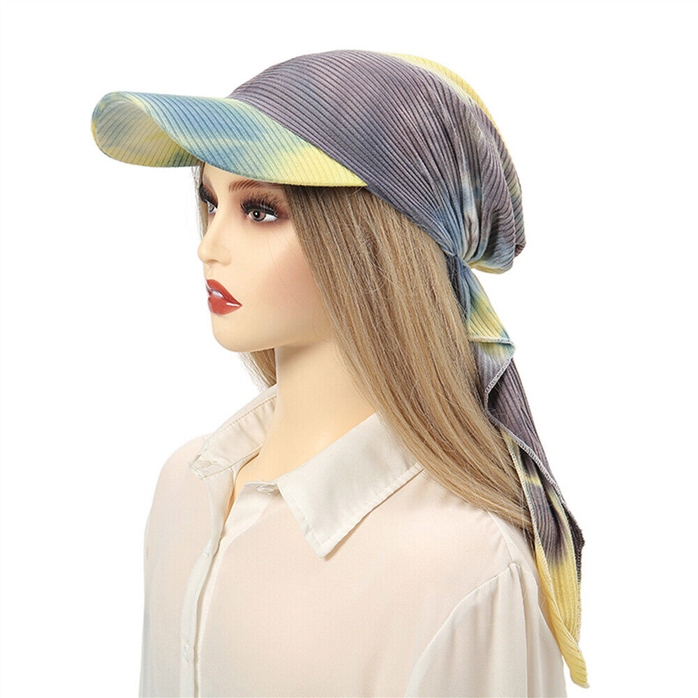 Turban Hat Baseball Cap Headscarf Scarf Cap Sun Hats Soft Women Fashion Classic