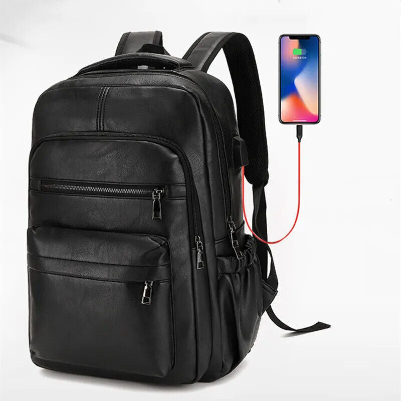 USB Charging Backpack Men Bagpack Laptop Backpacks Schoolbag Teenagers Boys