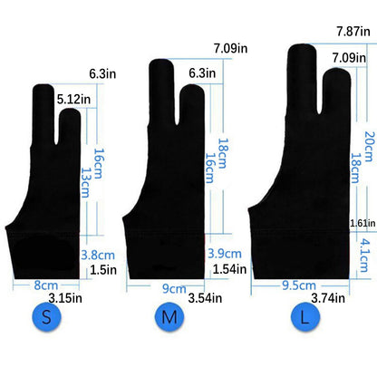 Artist Drawing Glove Anti-Fouling Art Drawing Digital Graphics Design Tablet x