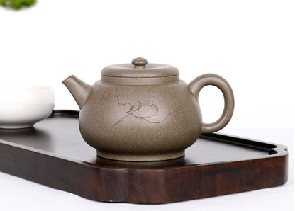 180cc chinese Yixing Handmade Zisha teapot Duan clay LongDan Gongfu Tea Pot