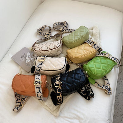Shoulder Bags Handbag Wide Shoulder Strap Crossbody Bag Versatile Zipper Handbag