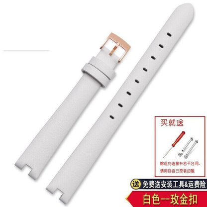 Leather Watch Strap for Gucci Ya141501 Ya141401 Series Notch Bracelet 14mm 16mm