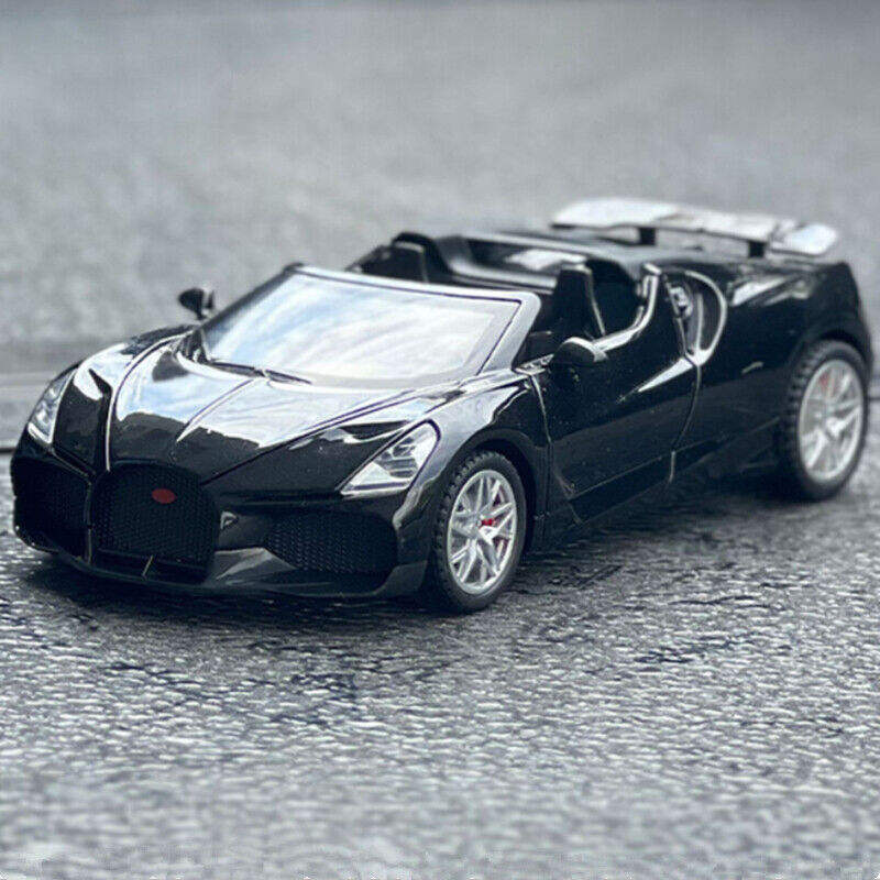 1:32 Bugatti W16 Mistral Diecast Model Car Toy Vehicle Racing Car Collection