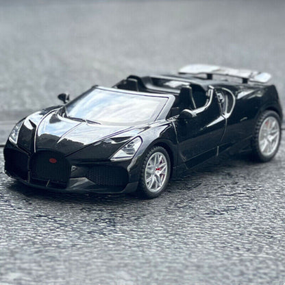1:32 Bugatti W16 Mistral Diecast Model Car Toy Vehicle Racing Car Collection