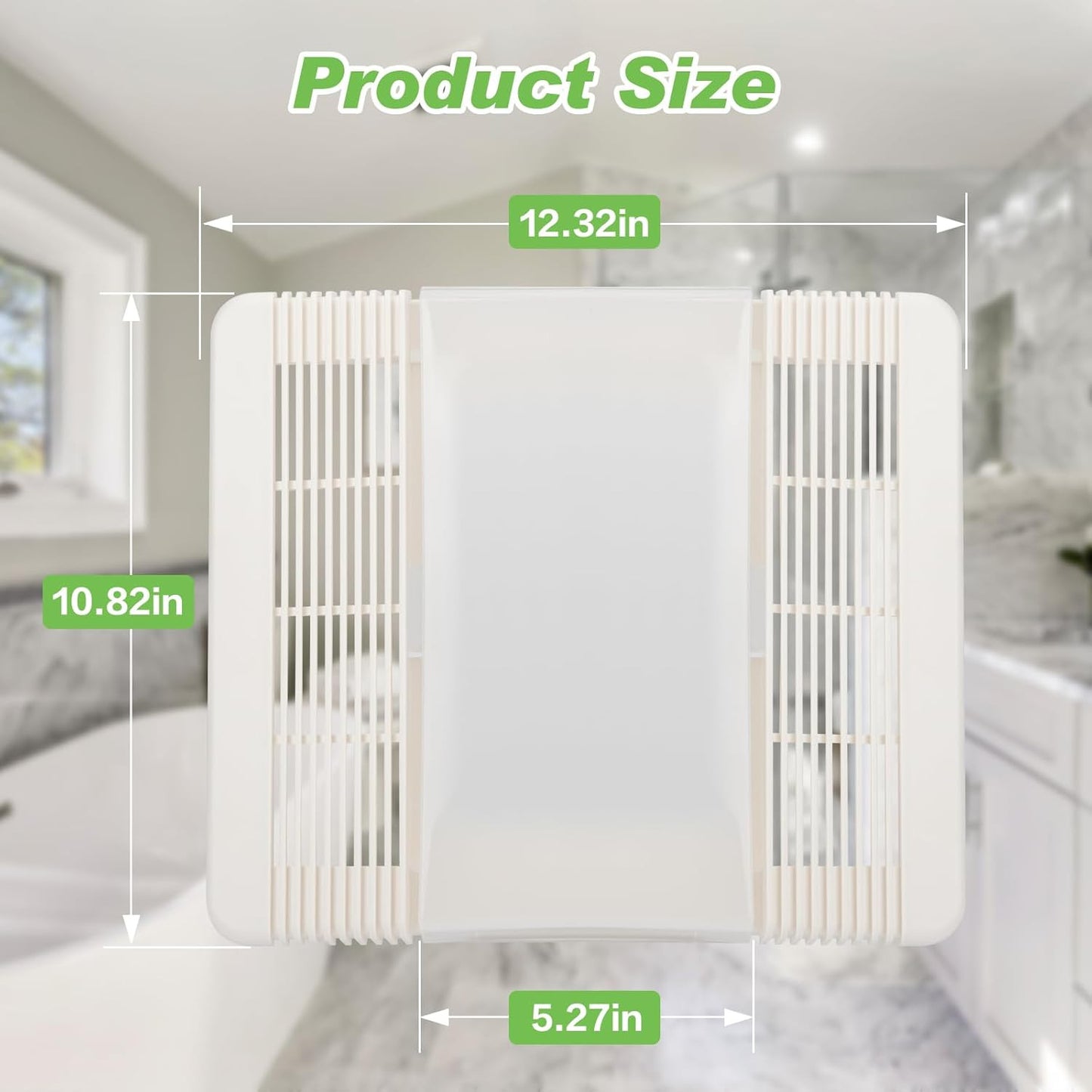 85315000 Bathroom Vent Fan Cover Grille and Lens丨Bathroom Fan Light Cover Replac
