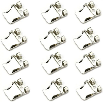 Men Necktie Accessories 12Pcs Bolo Tie Tip Zinc Alloy Fashion Clothing 1.9x2.2cm