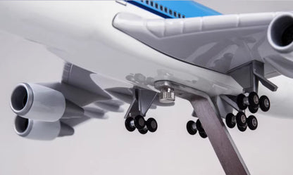 47CM 1:150 KLM BOEING 747-400 Airplane Landing Gears Resin Plane Aircraft Model