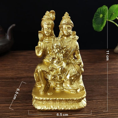 4.33" New Golden Shiva Statue Hindu Lord Ganesha Vishnu Buddha Statue Figurine