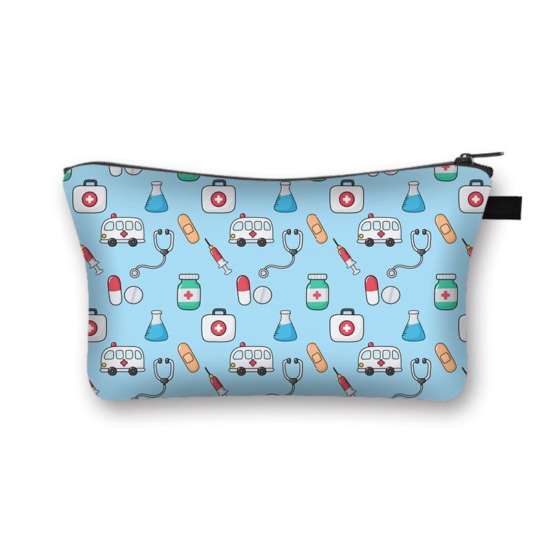 Women Cosmetic Bags Travel Storage Handbags Makeup Bag Toiletry Purse 15*21*13CM