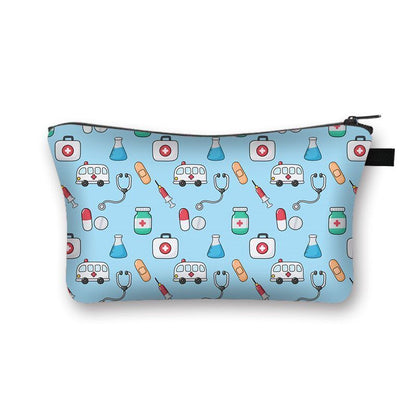 Women Cosmetic Bags Travel Storage Handbags Makeup Bag Toiletry Purse 15*21*13CM