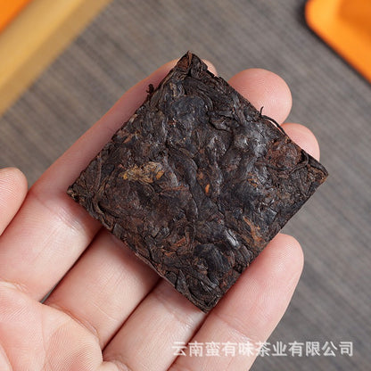 500G Yunnan 2024 ancient branch Pu'er tea tea mellow bulk small square piece -