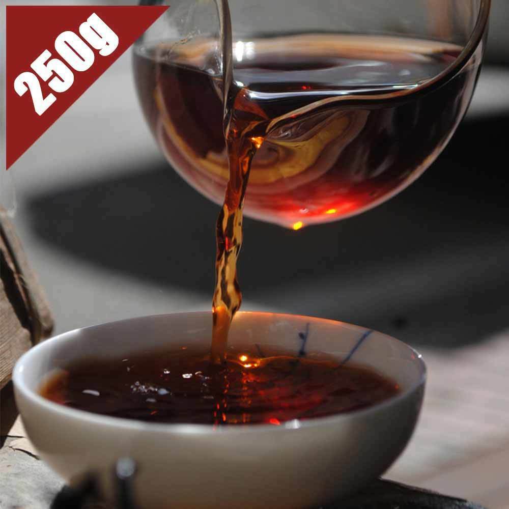 2013 Menghai 7562 Puer Tea Brick Shu Pu-erh Ripe Pu'er Tea 250g Bamboo Leaf Pack