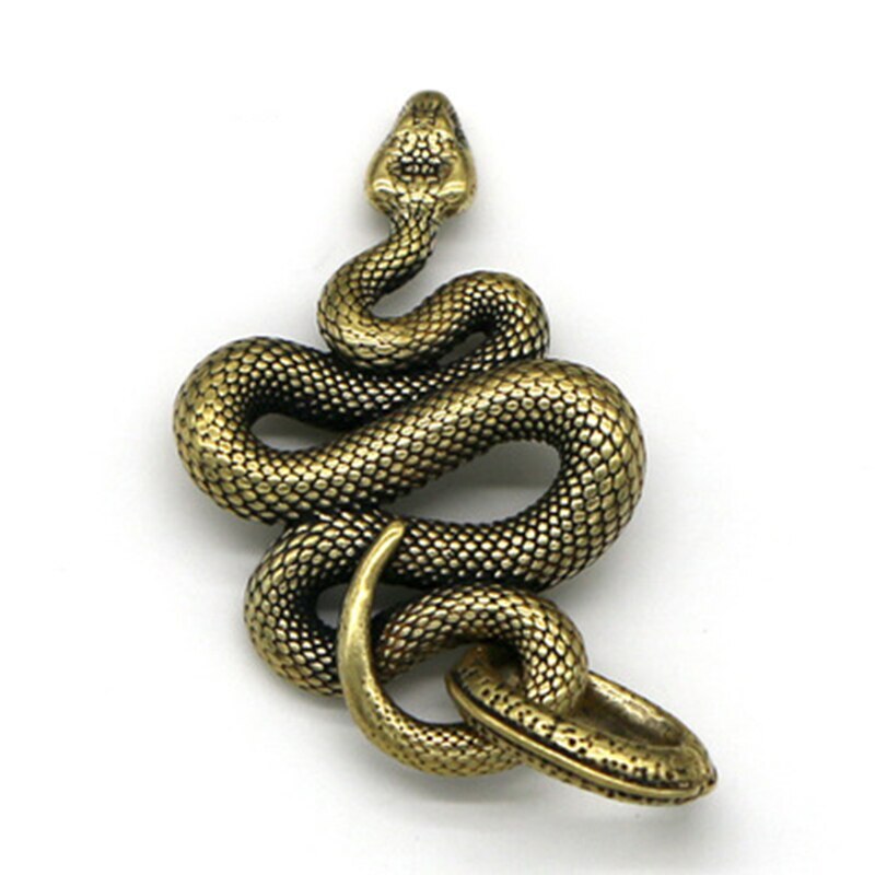 Zodiac Snake Ornaments Copper Tea Pets Tea Playing Kung Fu Tea Set Accessories