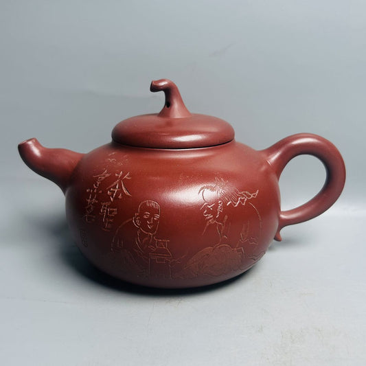 Vintage Chinese Yixing Purple Clay Teapot Zisha Ceremony Teaware Collection Rare