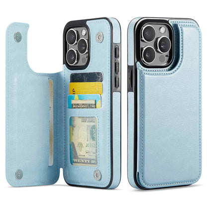 Magnetic Wallet Case for iPhone 16 15 14 13 12 Pro Max SE 2022 8 7 Card Slots