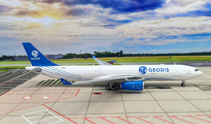 1:400 JC WINGS GEODIS AIRBUS A330-300F Airfreighter Plane Diecast Aircraft Model