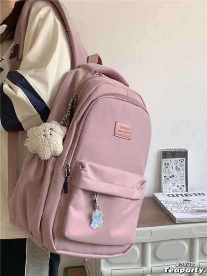 Polyester Backpack 30*44 CM Fashion Students School Bags Laptop Traveling Purse