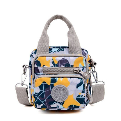 Ladies Shoulder Bag Shoulder Nylon Portable Large Travelling Purses 15*16*15 CM