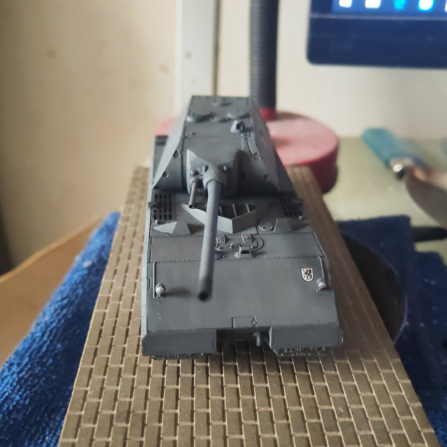 3D Printed 1/72 German Mouse Tank Finished Product