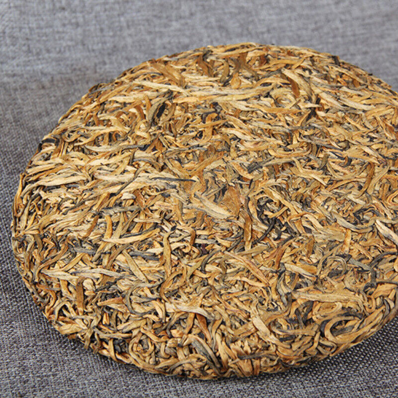 357g Yunnan Natural Golden Buds Dian Hong Chinese Black Tea Cake Organic Red Tea