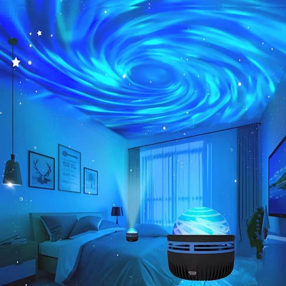 Galaxy Projector Night Light – LED Starry Sky Lamp
