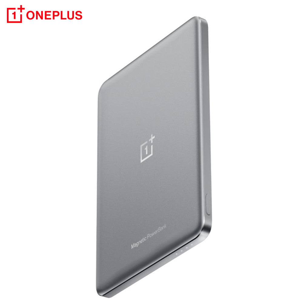 OnePlus Slim Magnetic Power Bank 5000mAh — 9.8mm Thin,10W Qi, MagSafe Style,19Wh