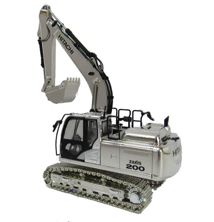 1:50 ZAXIS200-6 Excavator Construction Machine Equipment Diecast Model Silver