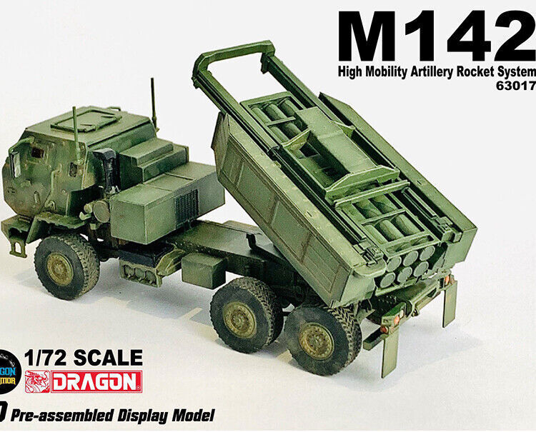 Dragon 63017 1/72 U.S Army M142 Hymas High Mobility Rocket Finished Model
