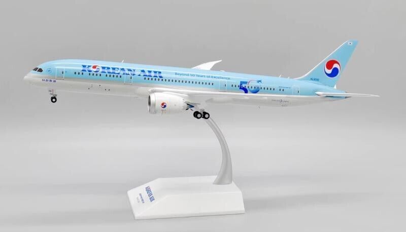 1:200 JC Wings KOREAN AIR BOEING 787-9 Passenger Airplane Diecast Aircraft Model