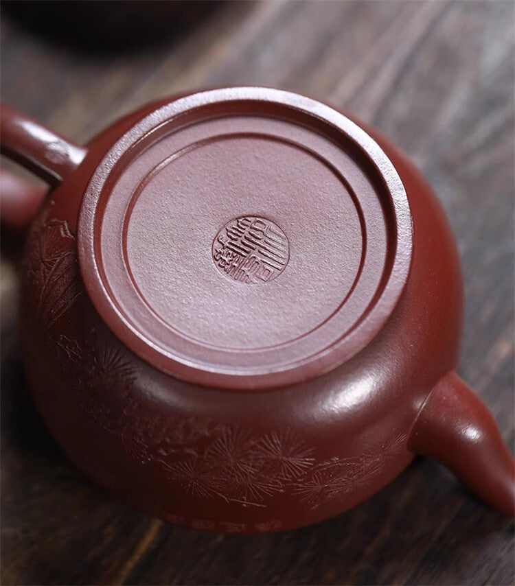 200cc chinese Yixing Handmade Zisha teapot Purple Clay HaWa Gongfu Tea Pot