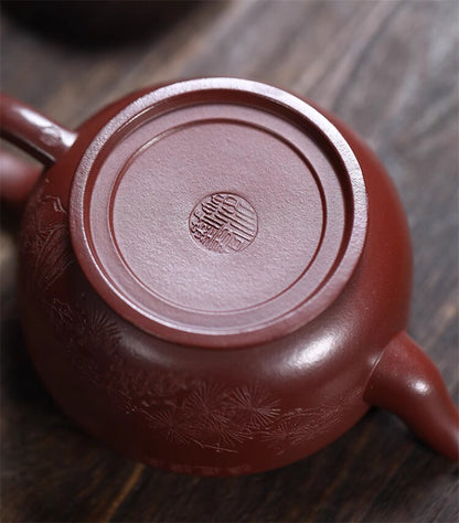 200cc chinese Yixing Handmade Zisha teapot Purple Clay HaWa Gongfu Tea Pot