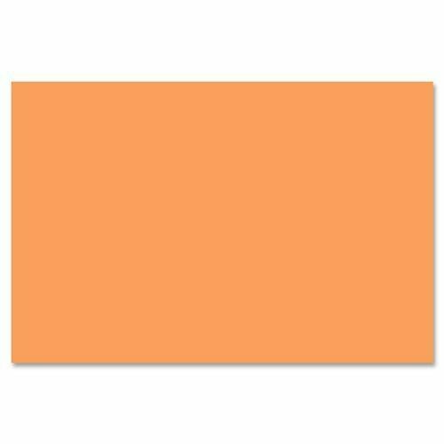 Construction Paper, 58 lbs., 9 x 12, Yellow-Orange, 50 Sheets/Pack