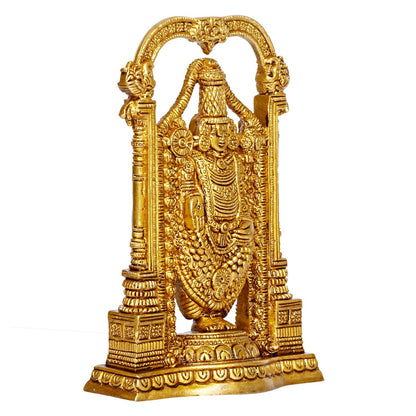 Hindu God Brass Lord Tirupati Balaji Venkateshwara Statute Idol Figurines