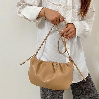 Acrylic Chain Handbag Large-Capacity Soft Zipper Shoulder Bag Underarm Handbag