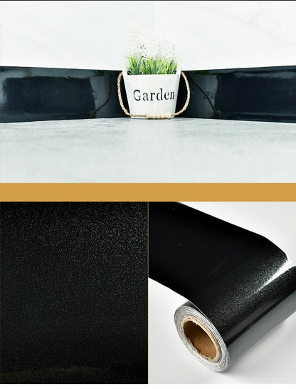 Wall Stickers Black/White Waterproof Waist Line Self Adhesive Border Roll Homes