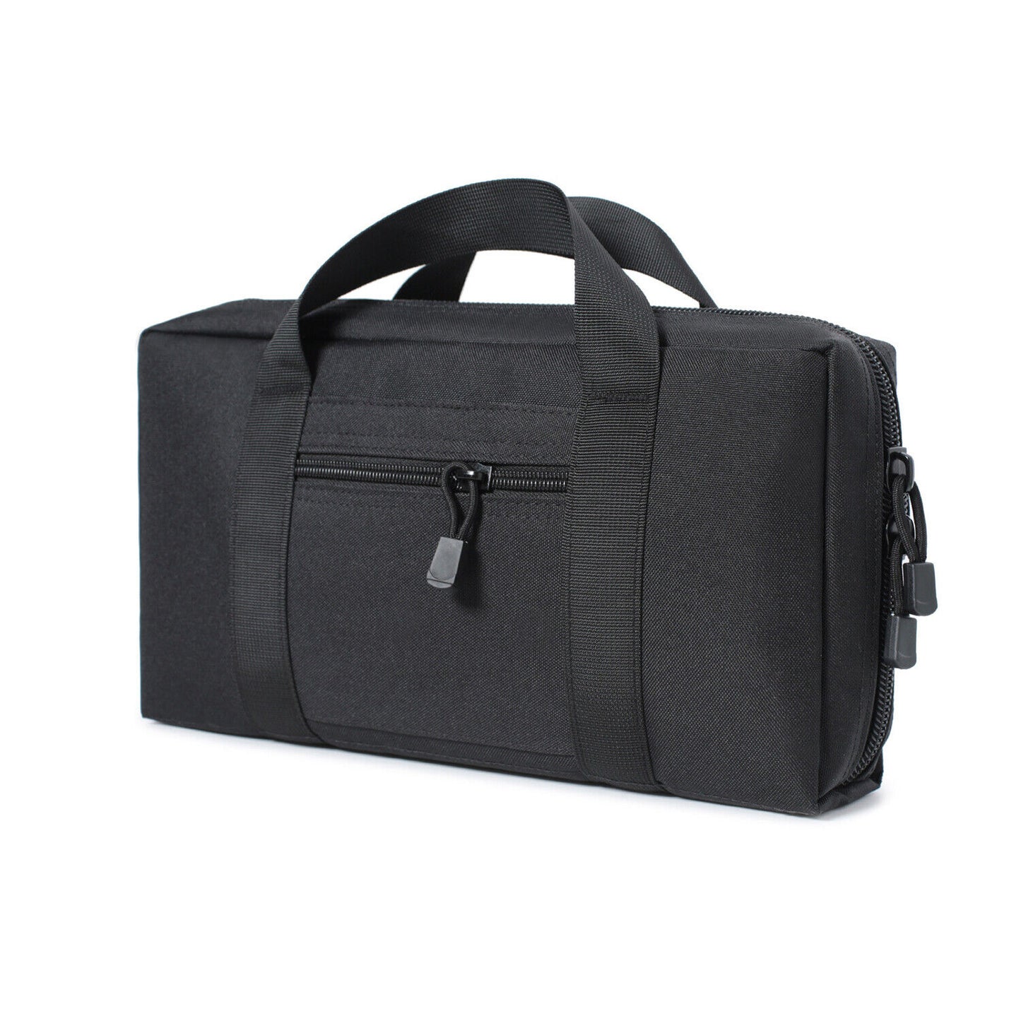Tactical Pistol Gun Storage Case Handgun Bag Shooting Range with Magazine Pouch