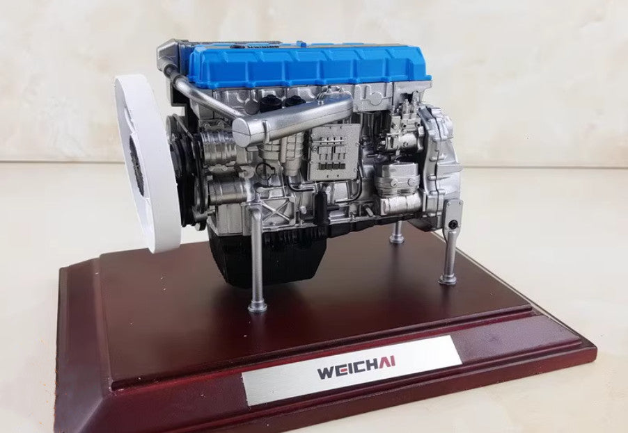 1:12 WEICHAI Diesel WP13H Engine Construction Machinery Equipment Diecast Model