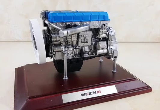 1:12 WEICHAI Diesel WP13H Engine Construction Machinery Equipment Diecast Model