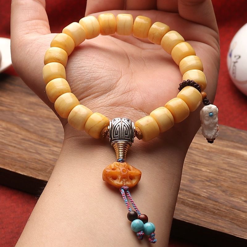 Tibetan Bead Bracelet Mala Beads Prayer Jewelry Unisex Hand String