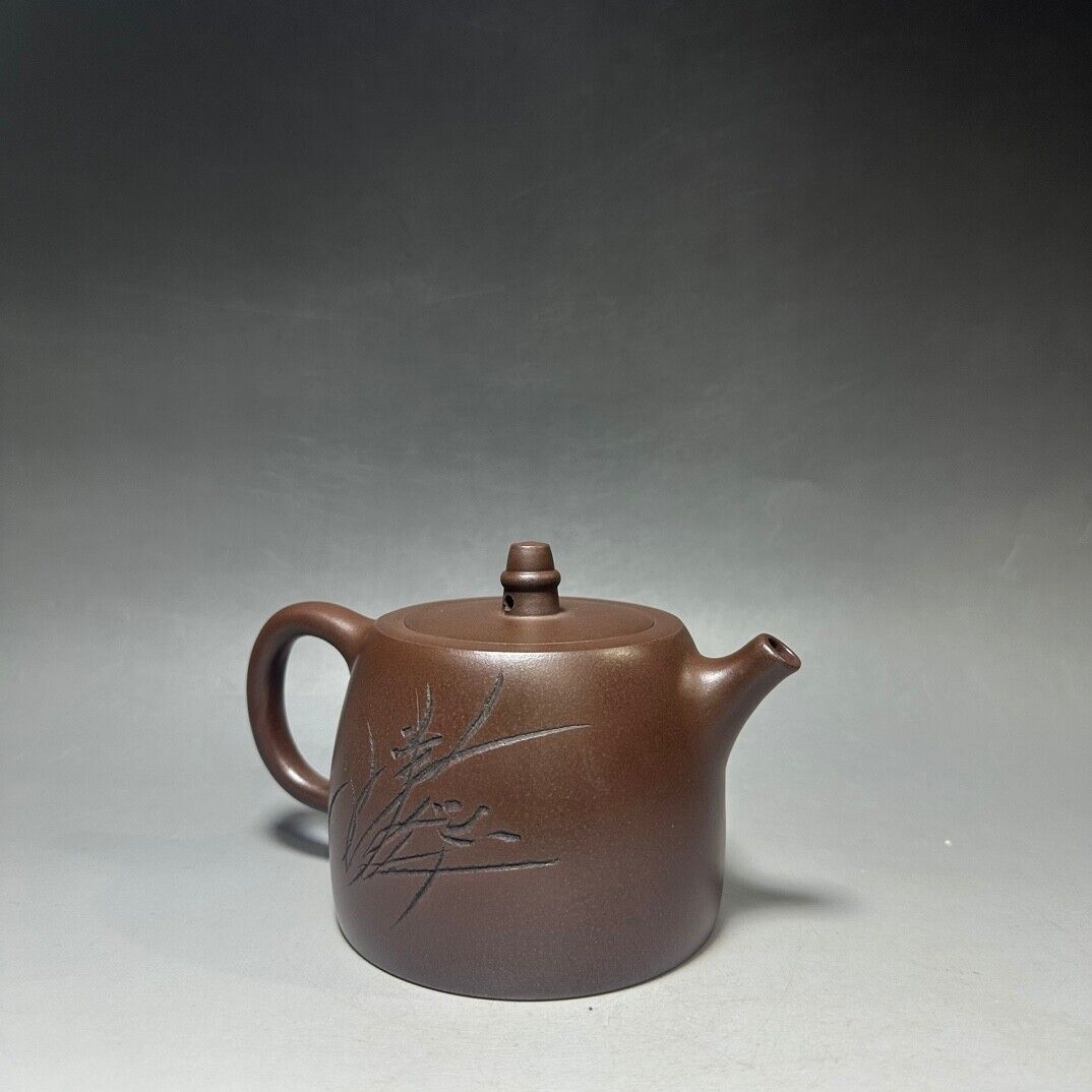 Chinese Yixing Zisha Clay Handmade Exquisite Teapot （汉铎 底款：顾景舟）